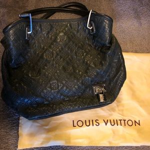 Authentic green Louis Vuitton handbag